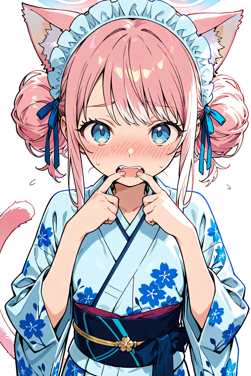 猫耳少女と鏡の中の吸血鬼 | の人気AIイラスト・グラビア