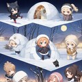 いざ、かまくら！の冬…💧（PixAI版） 4枚目