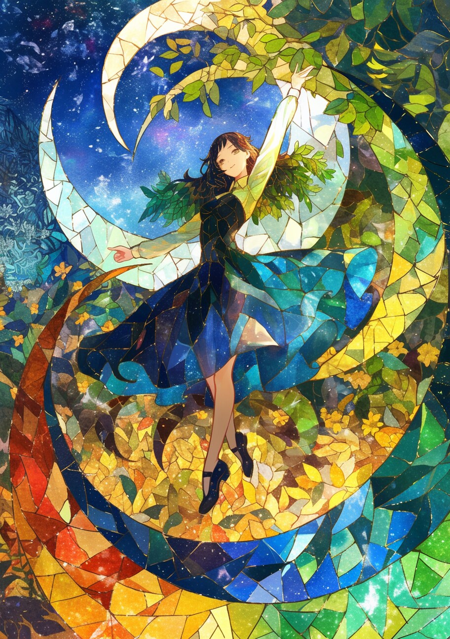 ダンスステンドグラスア－ト | の人気AIイラスト・グラビア