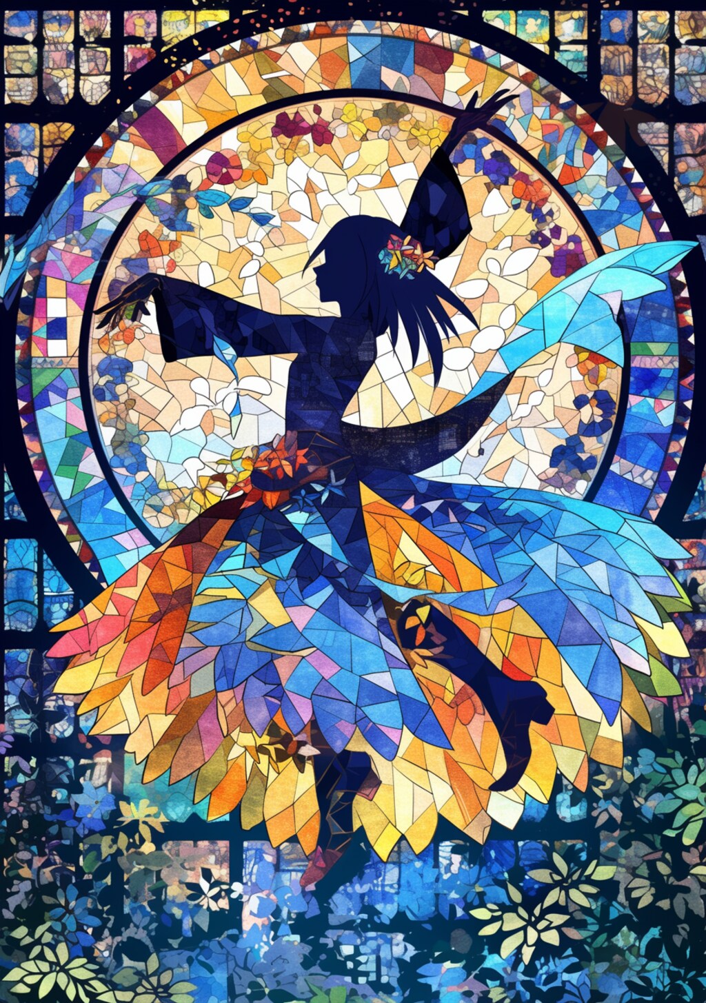 ダンスステンドグラスア－ト