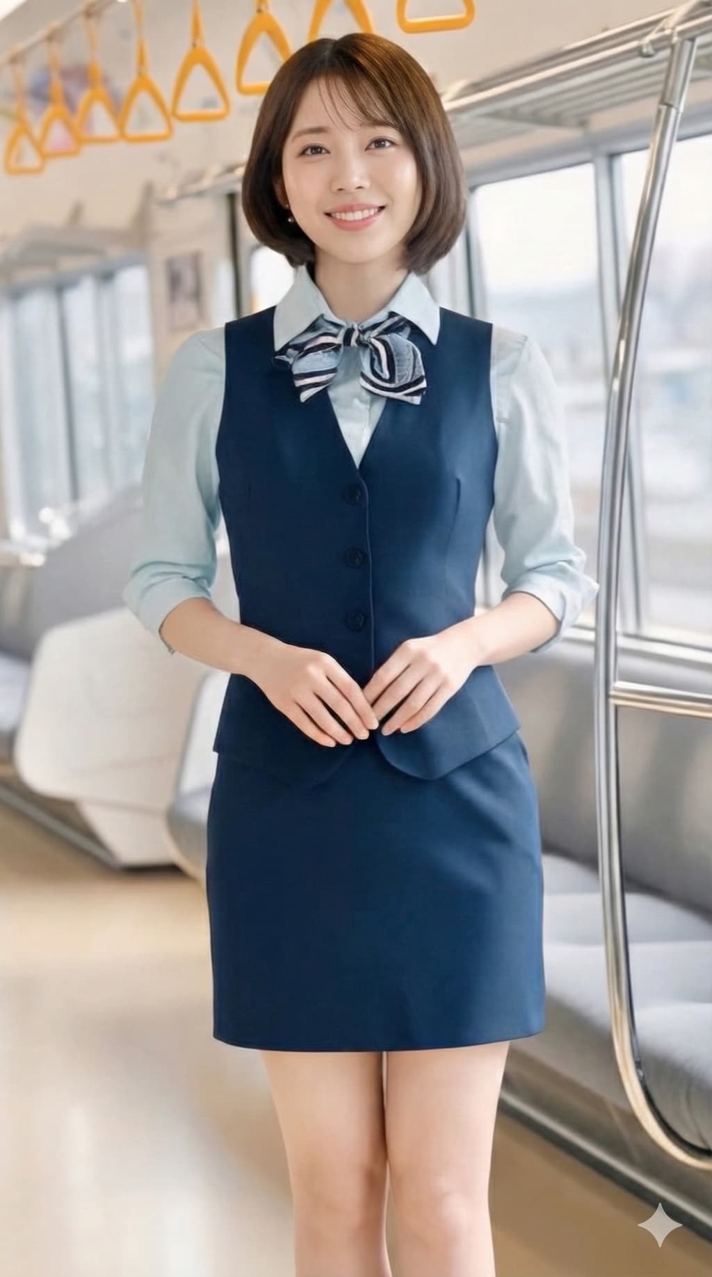 鉄道会社制服、着てみた