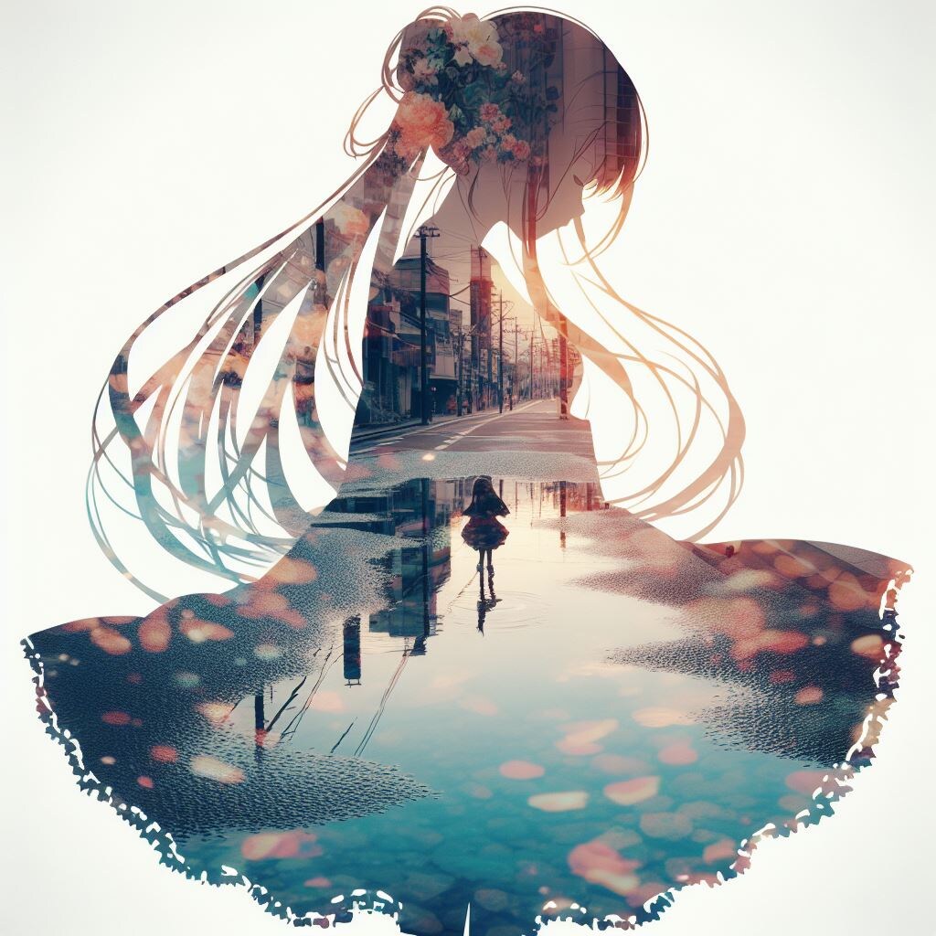 二重露光と少女37