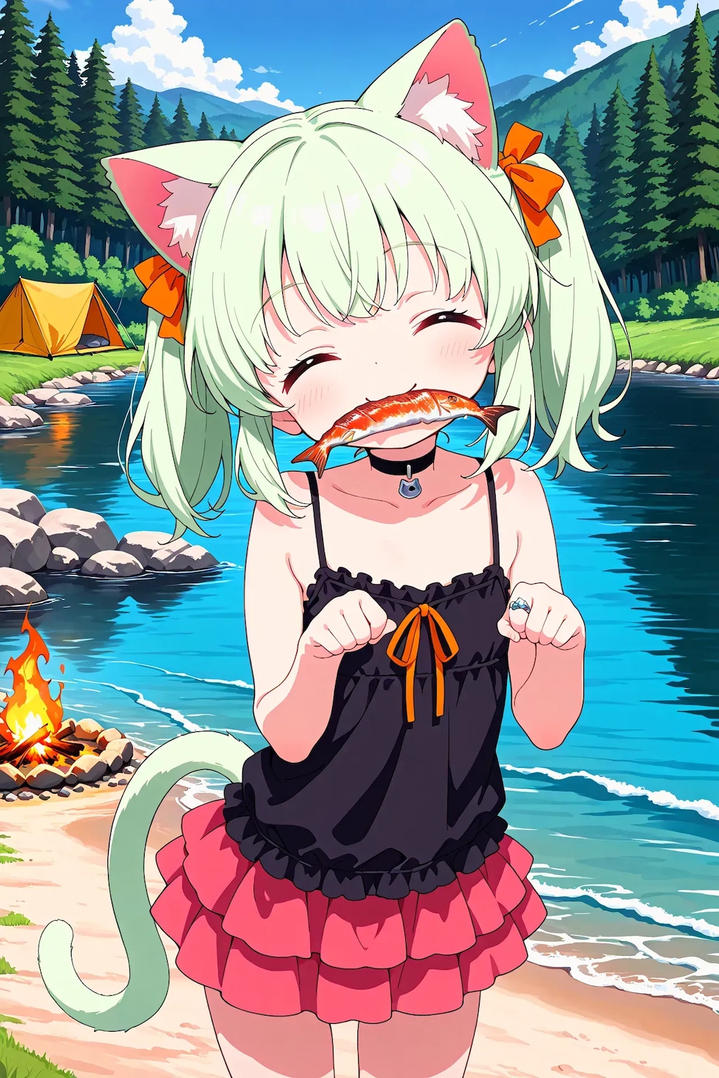 りおちゃんの猫耳スタイル