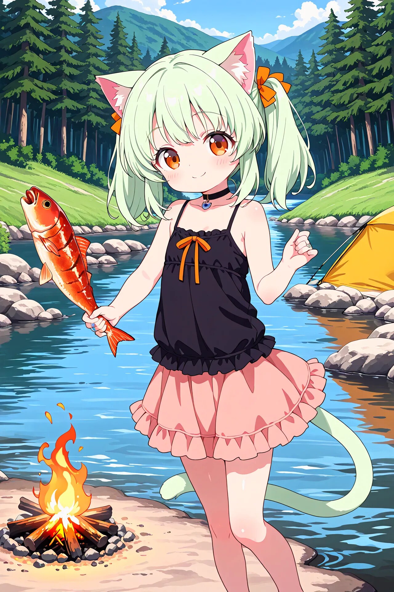 りおちゃんの猫耳スタイル | の人気AIイラスト・グラビア