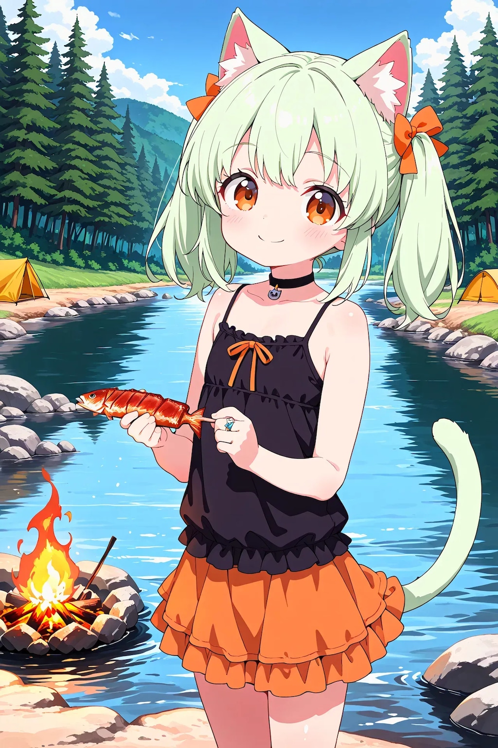 りおちゃんの猫耳スタイル