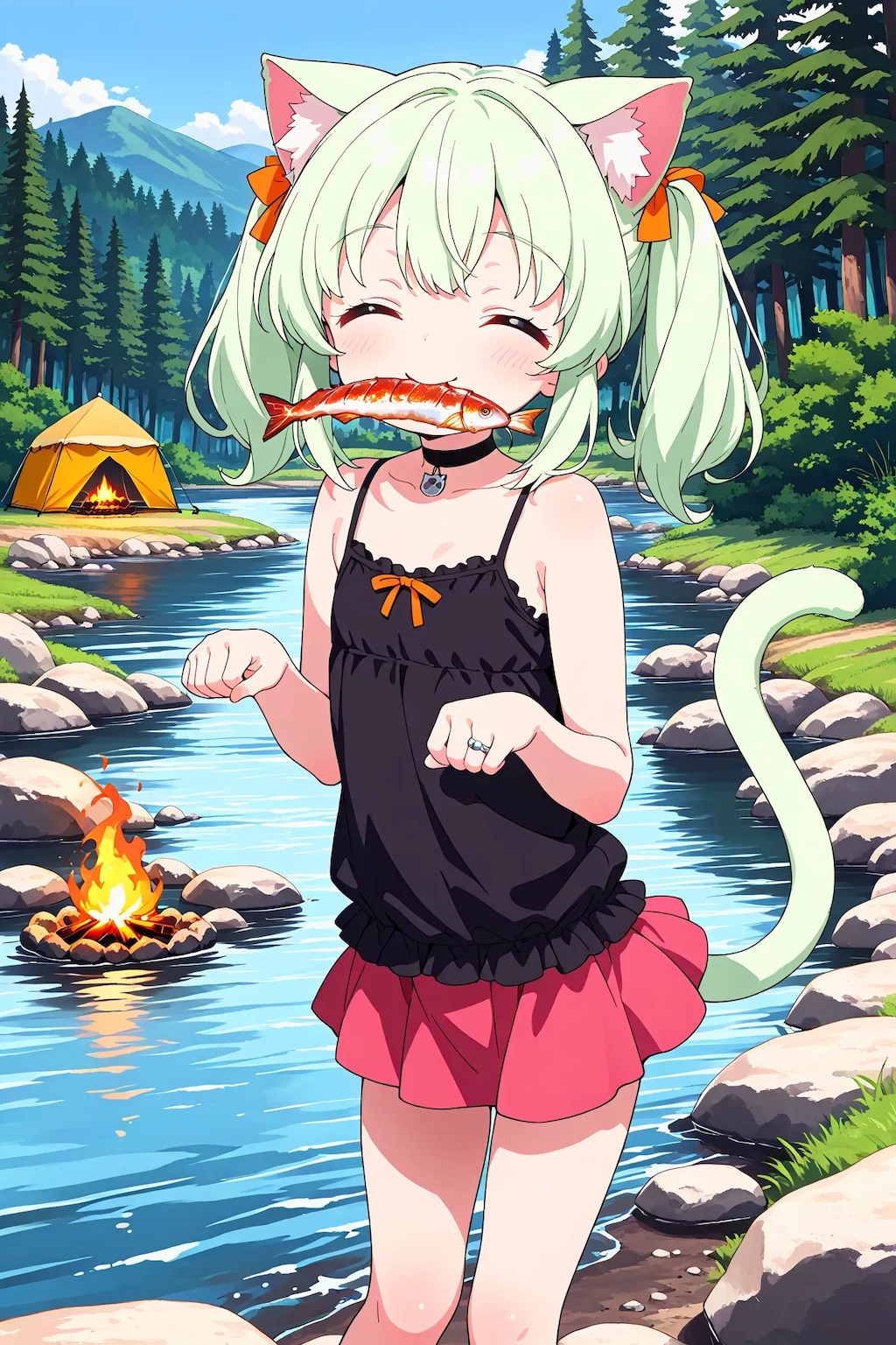 りおちゃんの猫耳スタイル