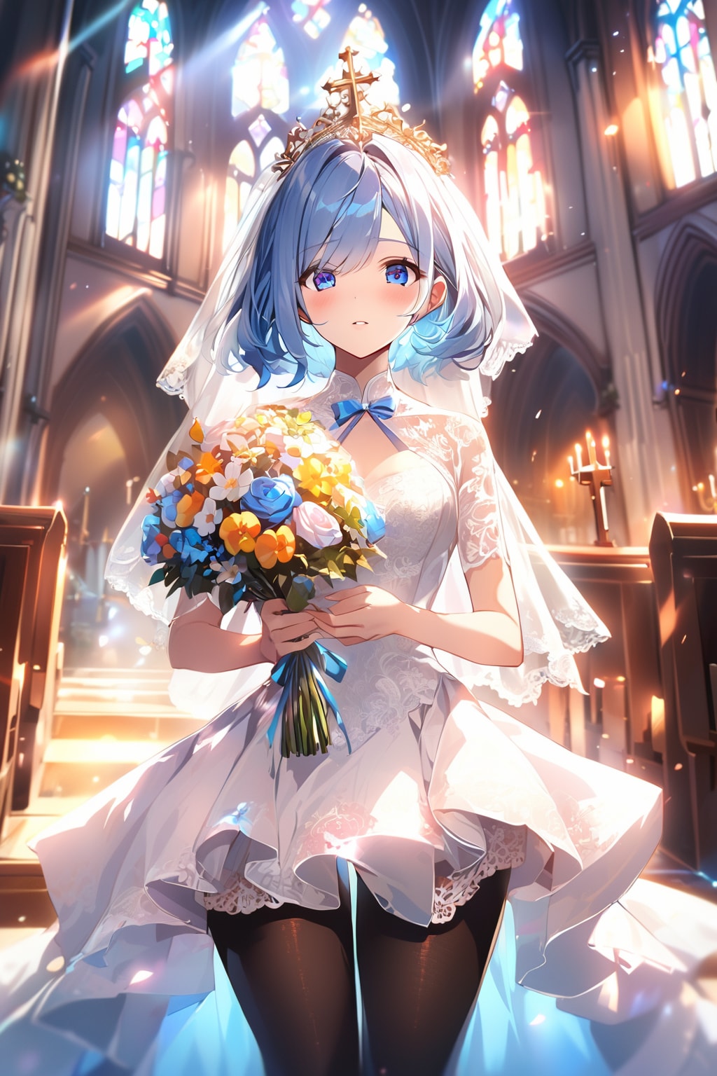 ウェディングドレス少女20240606