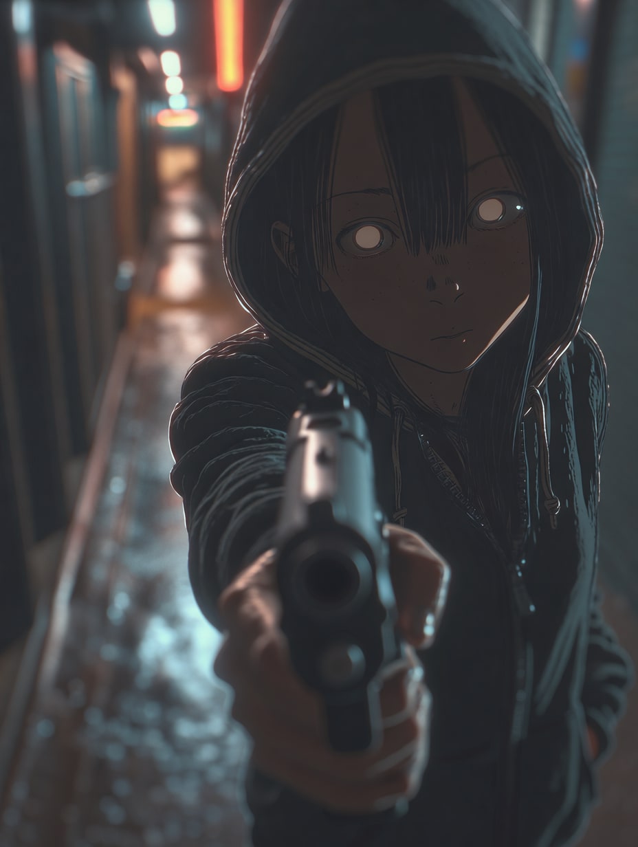 路地裏 | の人気AIイラスト・グラビア