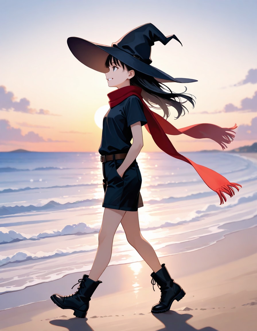 夏服魔女さん