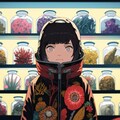 女の子と瓶詰め展示 5枚目