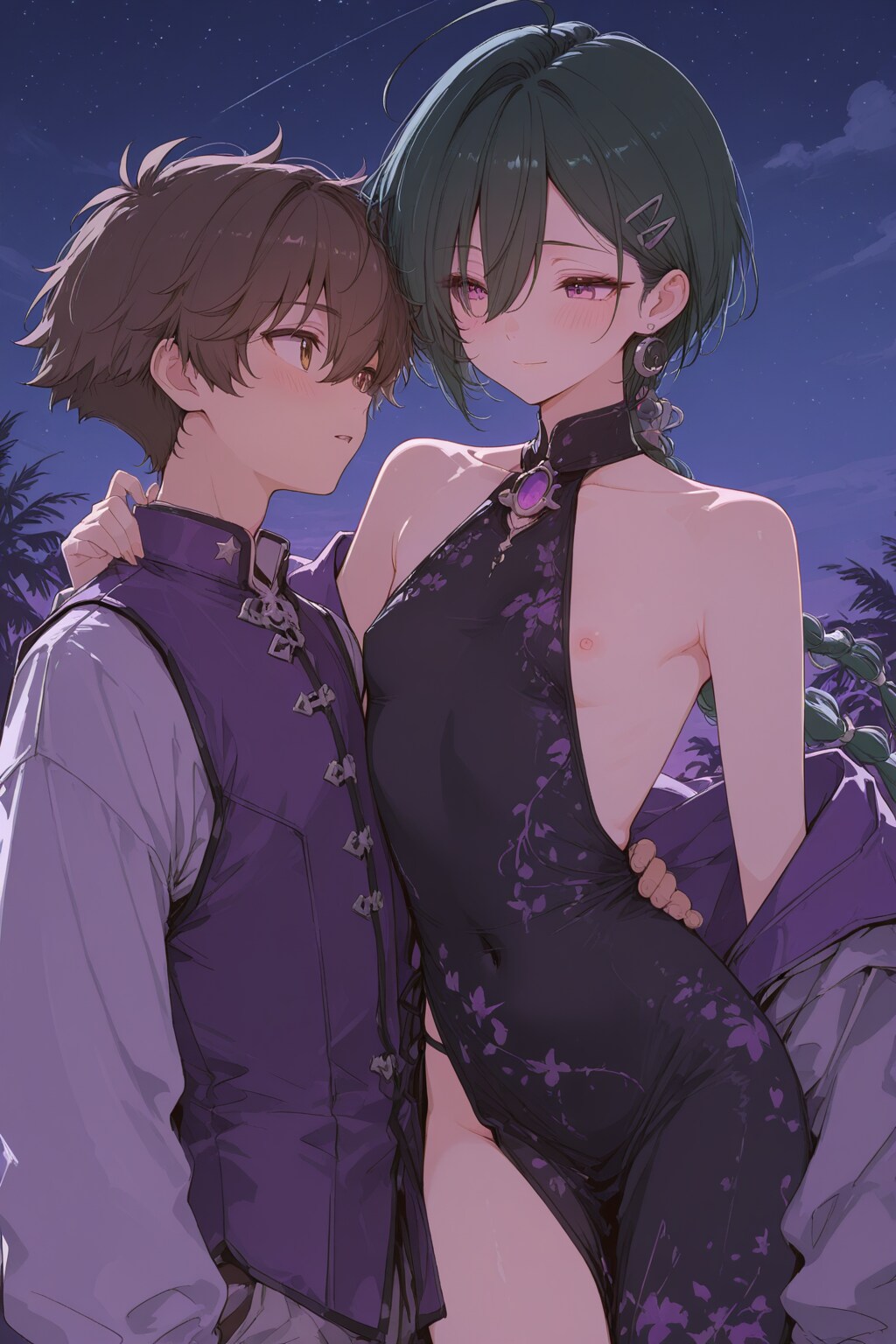 星空の予定だった画。