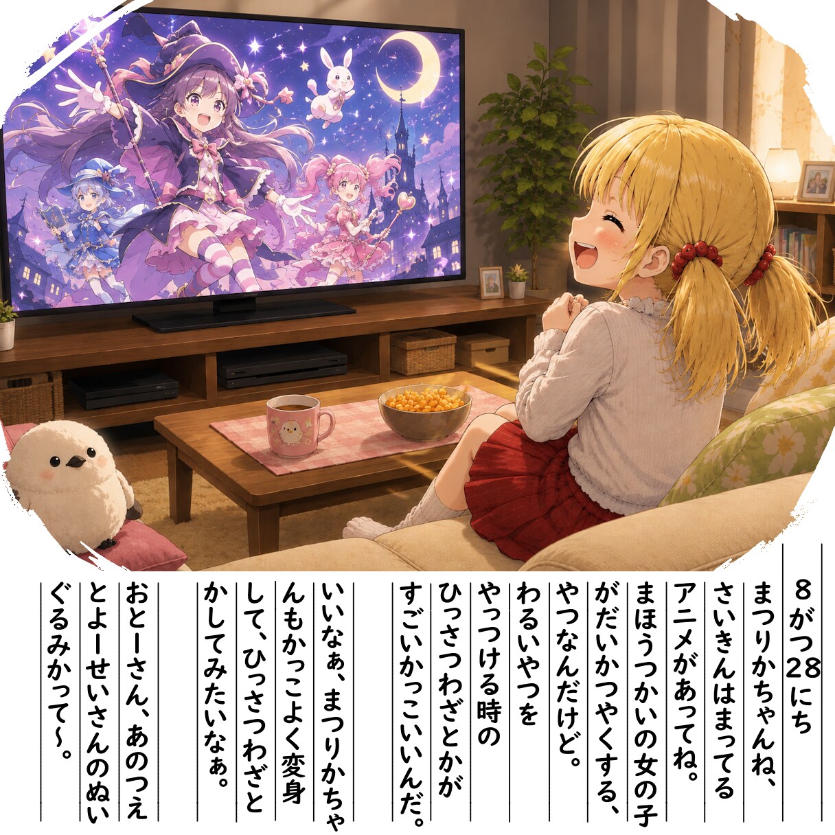 【絵日記】まほーしょーじょになりたいな | の人気AIイラスト・グラビア