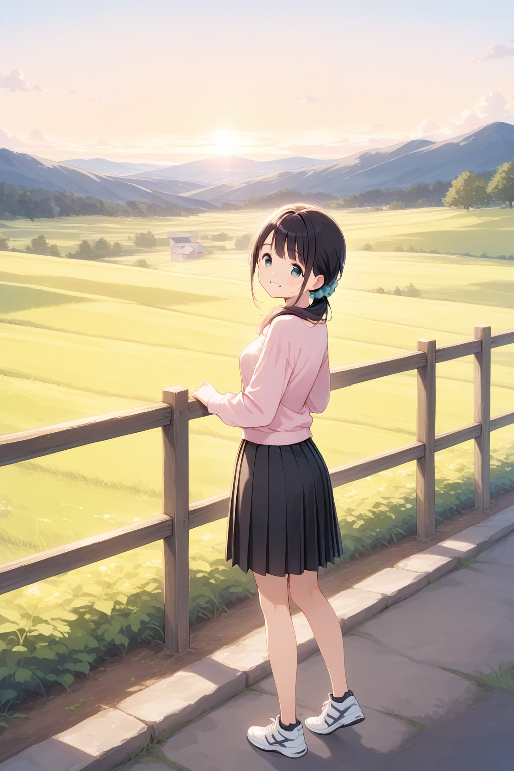 高原風景 | の人気AIイラスト・グラビア