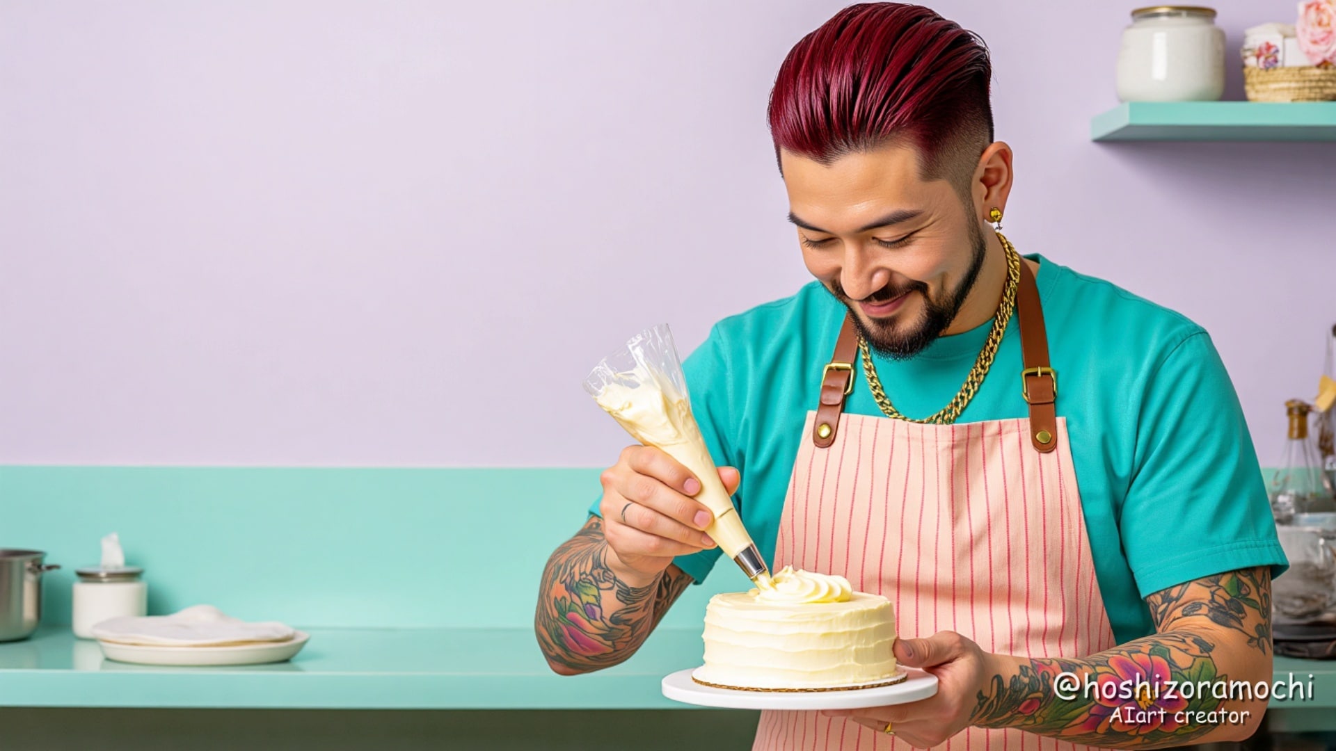 タトゥーと髭が語る繊細パティスリー革命🍰