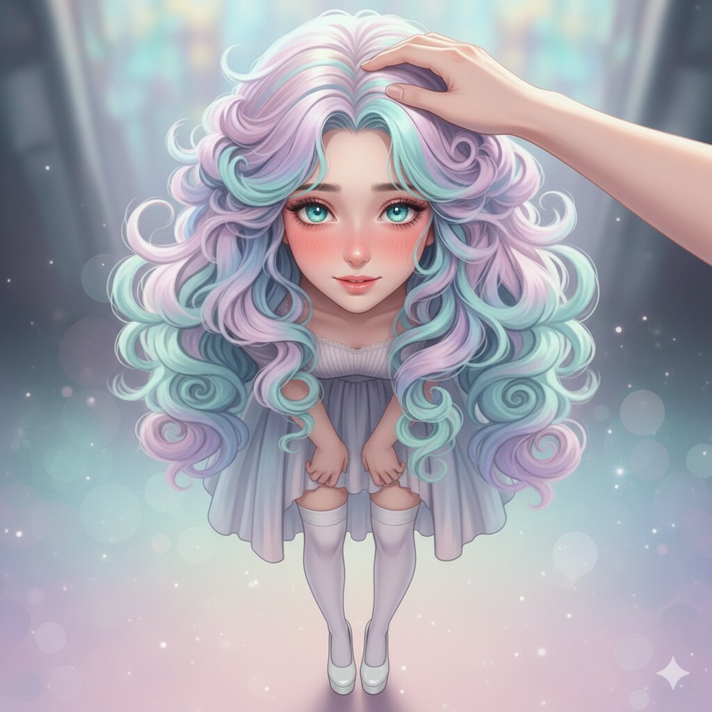 カラフルでふわふわヘア | の人気AIイラスト・グラビア