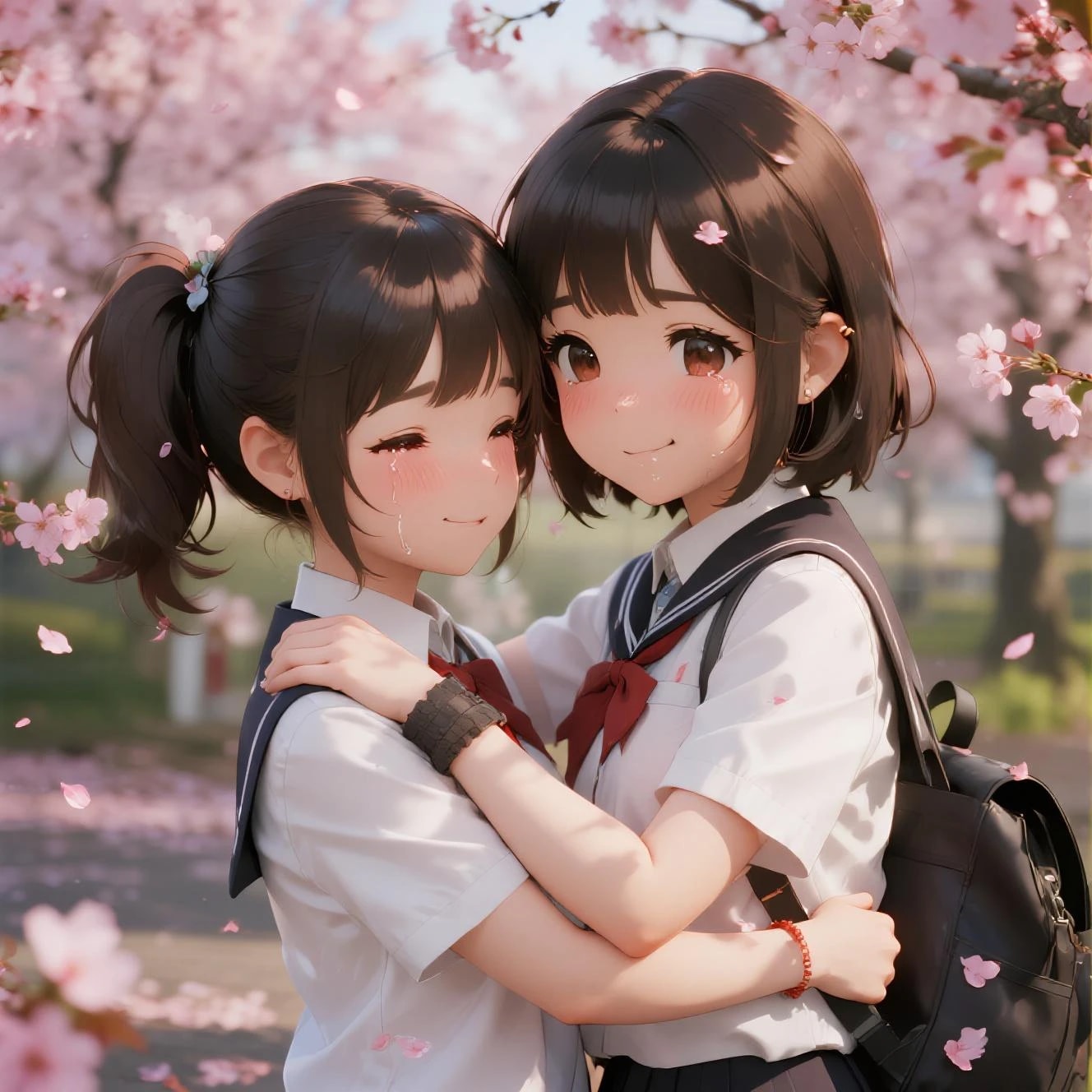 卒業式～私たち離れてもずっ友♪笑顔でバイバイ♪～