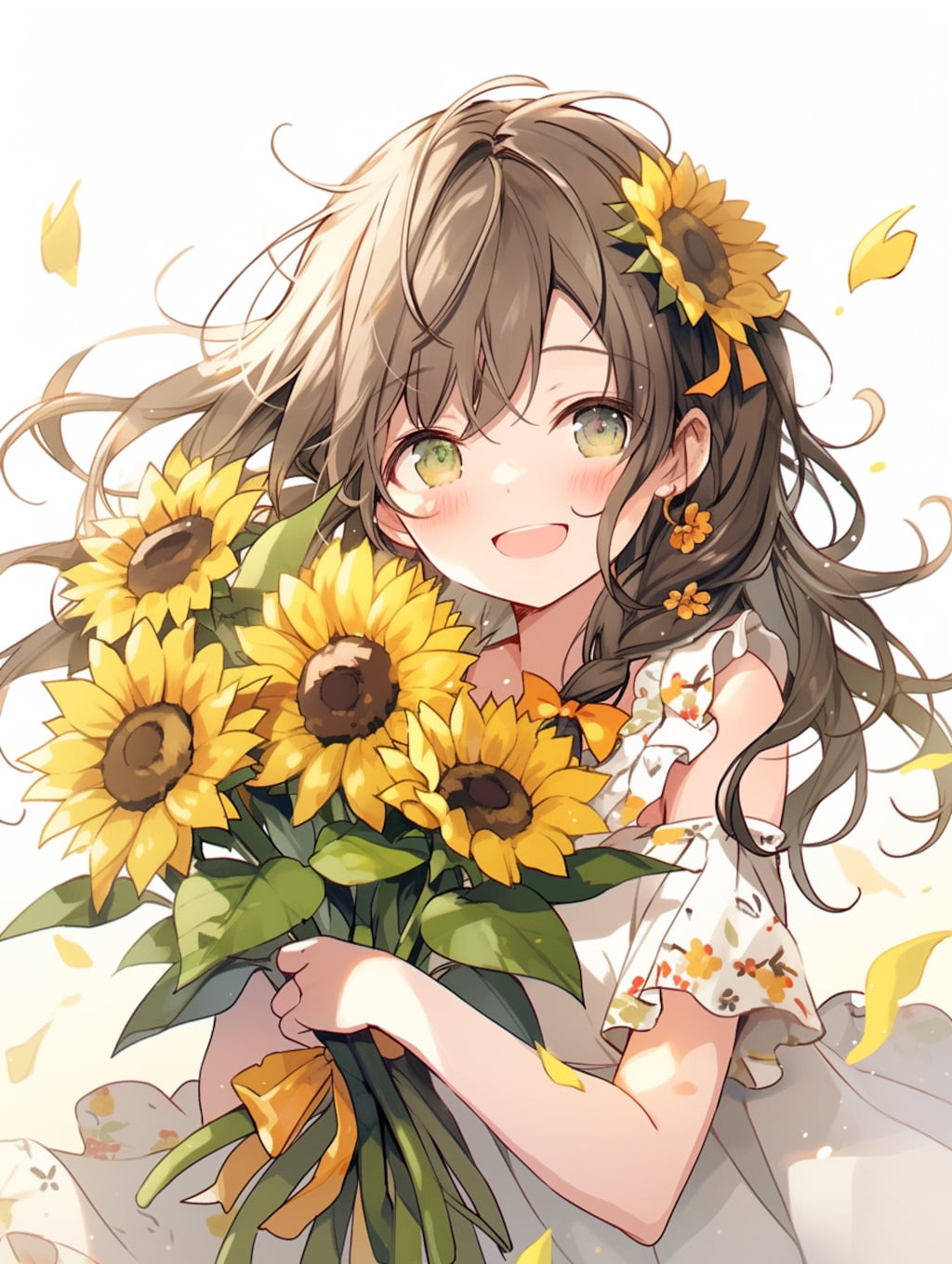 向日葵のような。