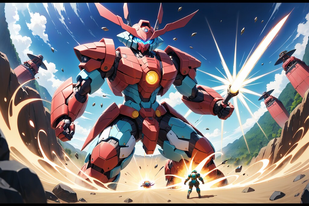 大仏様をモチーフにした（らしい）戦闘ロボ