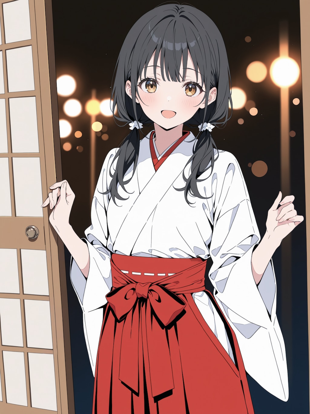 巫女姿の幼馴染が可愛すぎる件