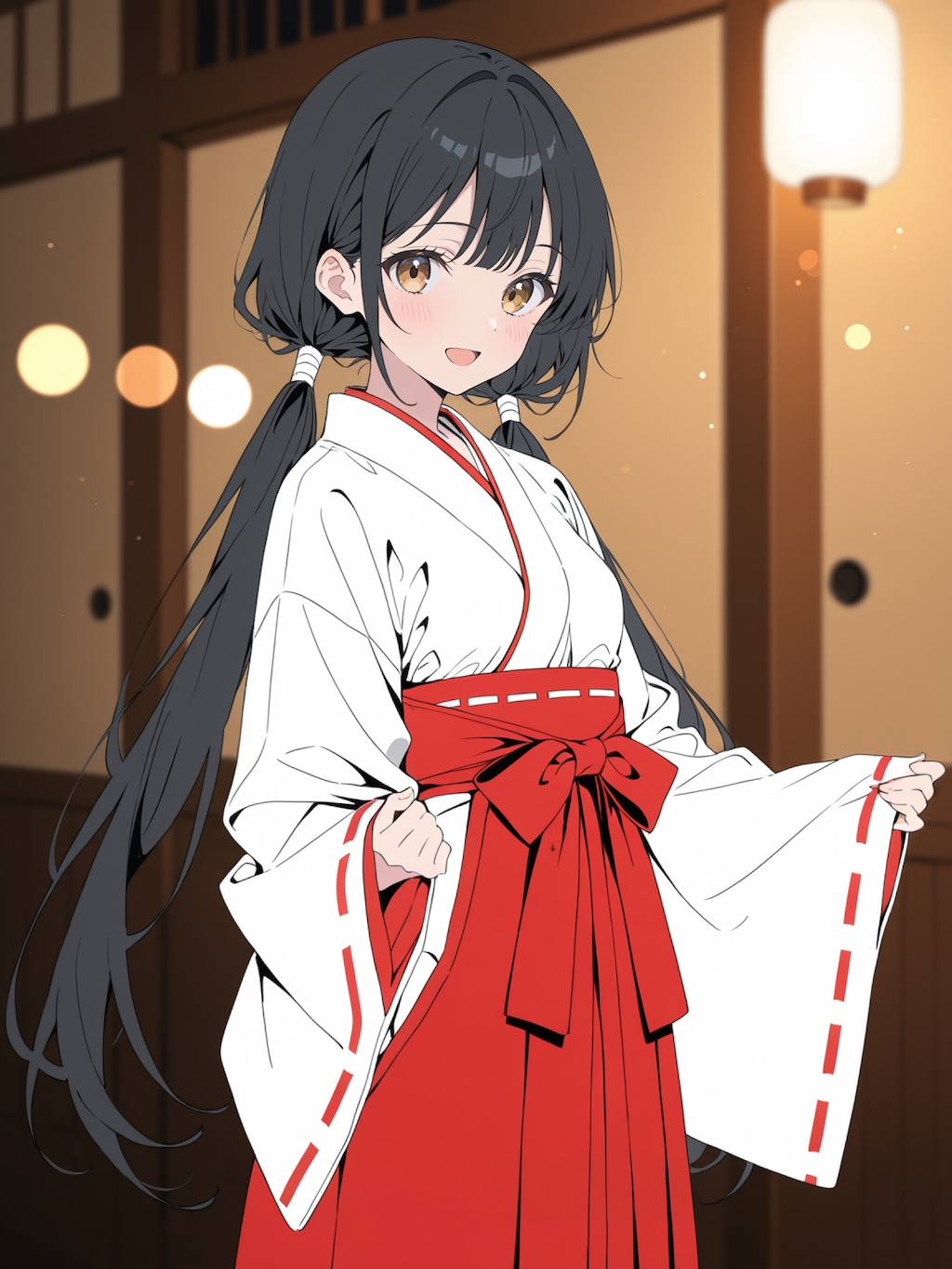 巫女姿の幼馴染が可愛すぎる件