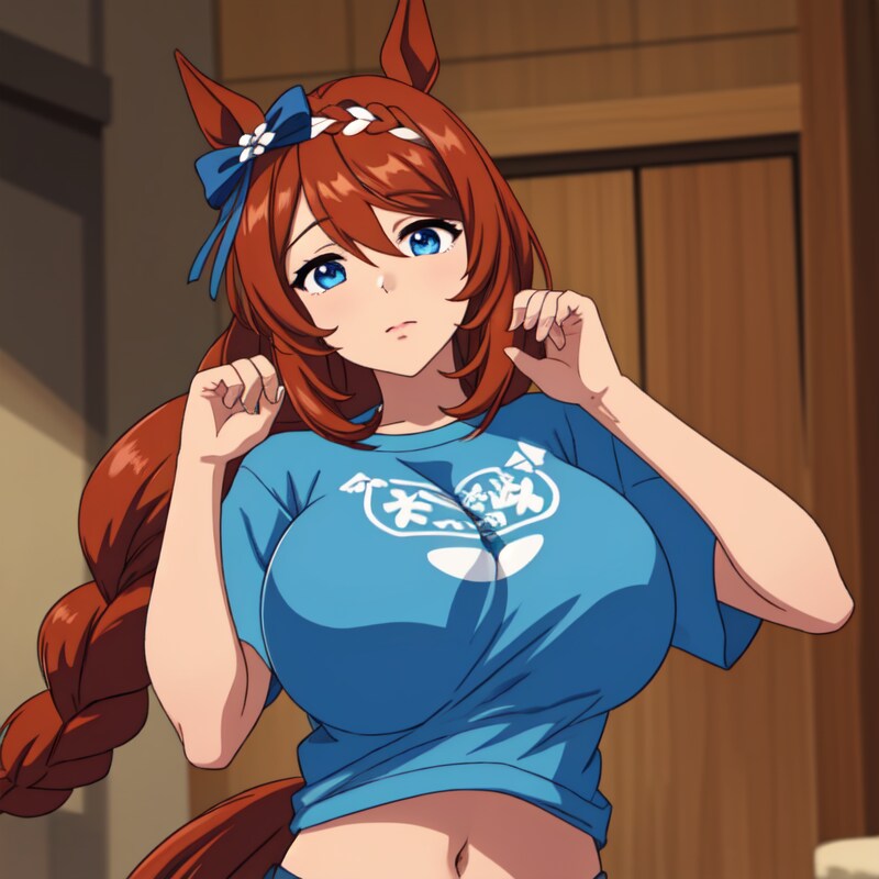 ゆがむTシャツのプリント　スーパークリーク