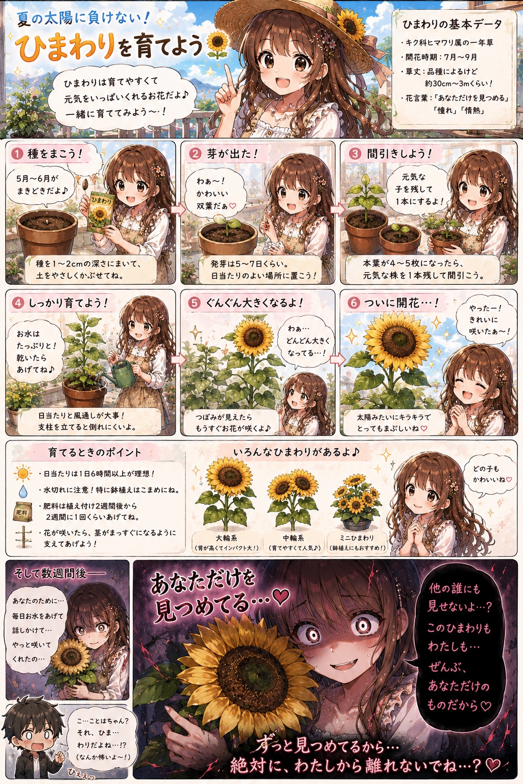 ひまわりを育てよう🌻