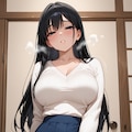性癖　未公開イラスト③　露出編　～ 　散歩　①　～ 2枚目