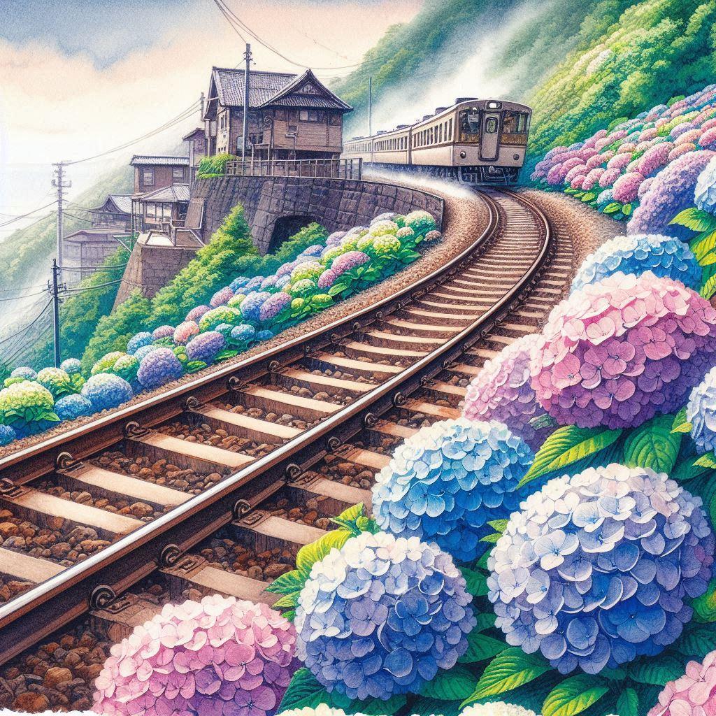 あじさい電車