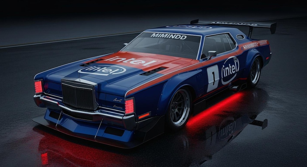 Intelリンカーンコンチネンタルマーク4レーシングカー