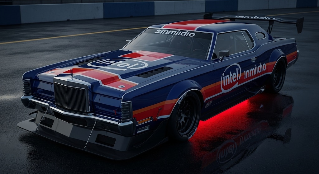 Intelリンカーンコンチネンタルマーク4レーシングカー