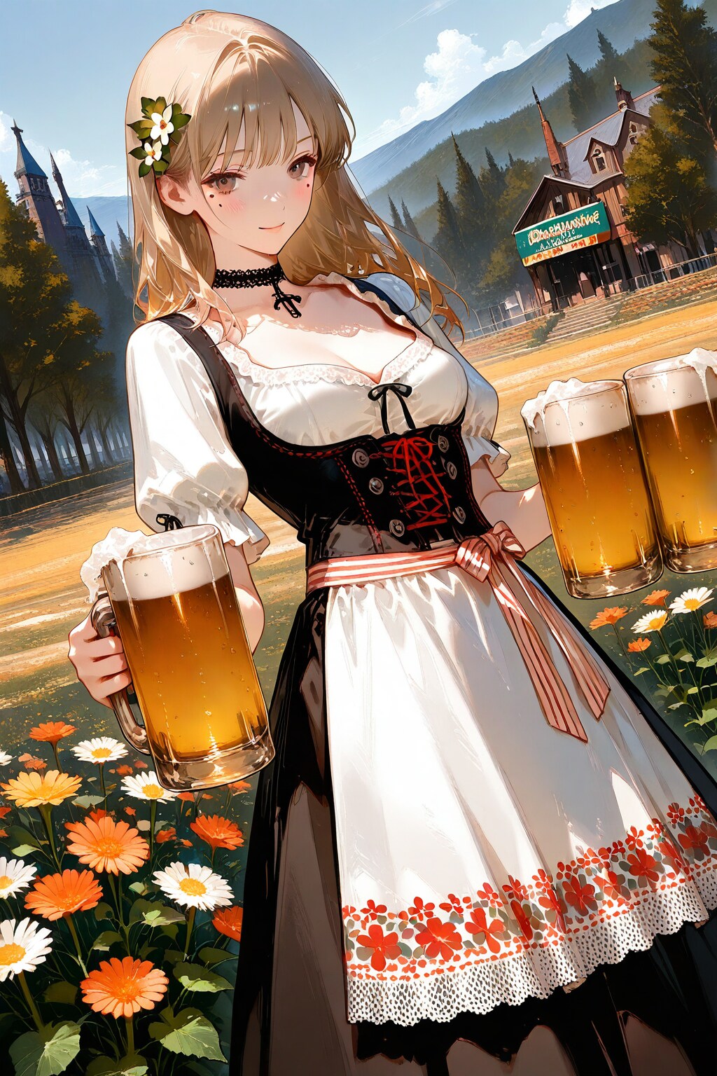 ディルンドル/オーストリアの民族衣装 | の人気AIイラスト・グラビア