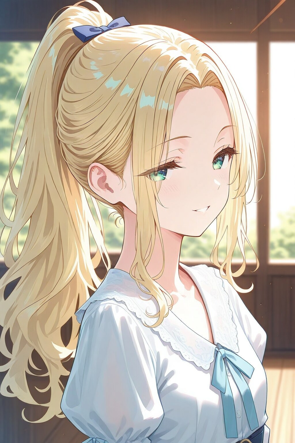 シフォンブラウス 28歳女性