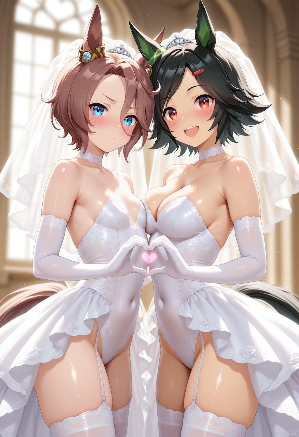 百合　ウェディングドレス