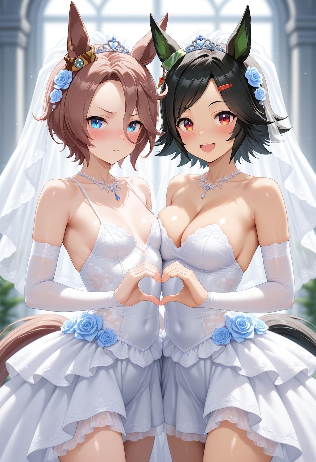 百合　ウェディングドレス