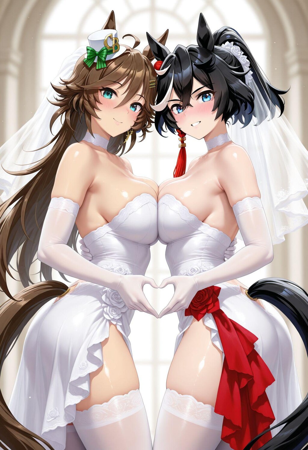 百合　ウェディングドレス