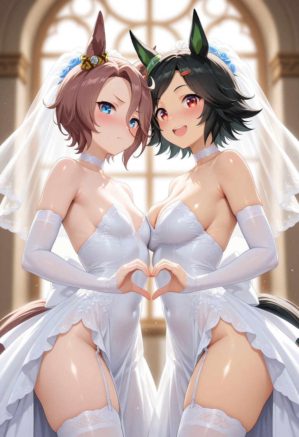 百合　ウェディングドレス