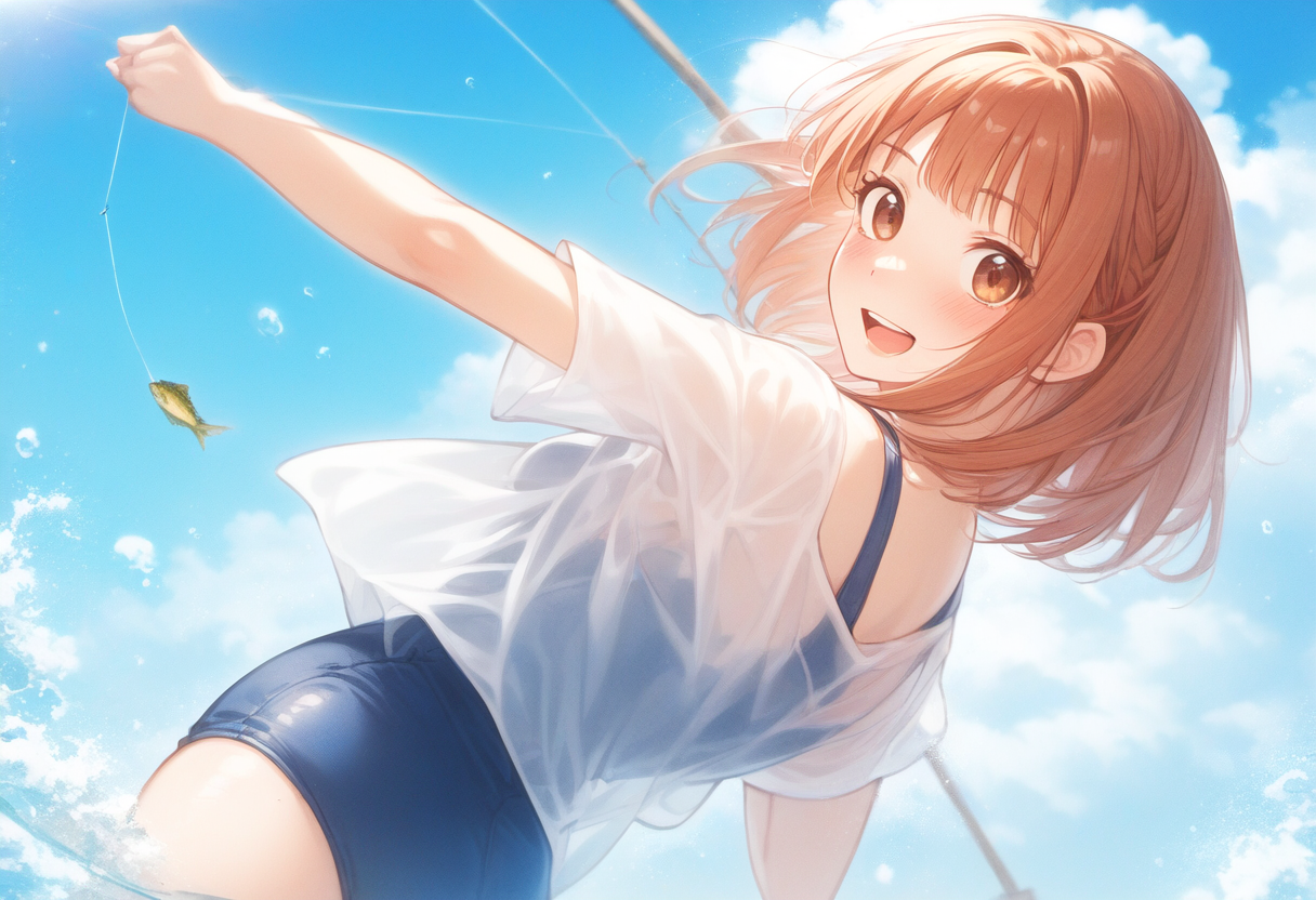 見て！！大物！！ | の人気AIイラスト・グラビア