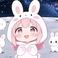 月から眺める星空 5枚目