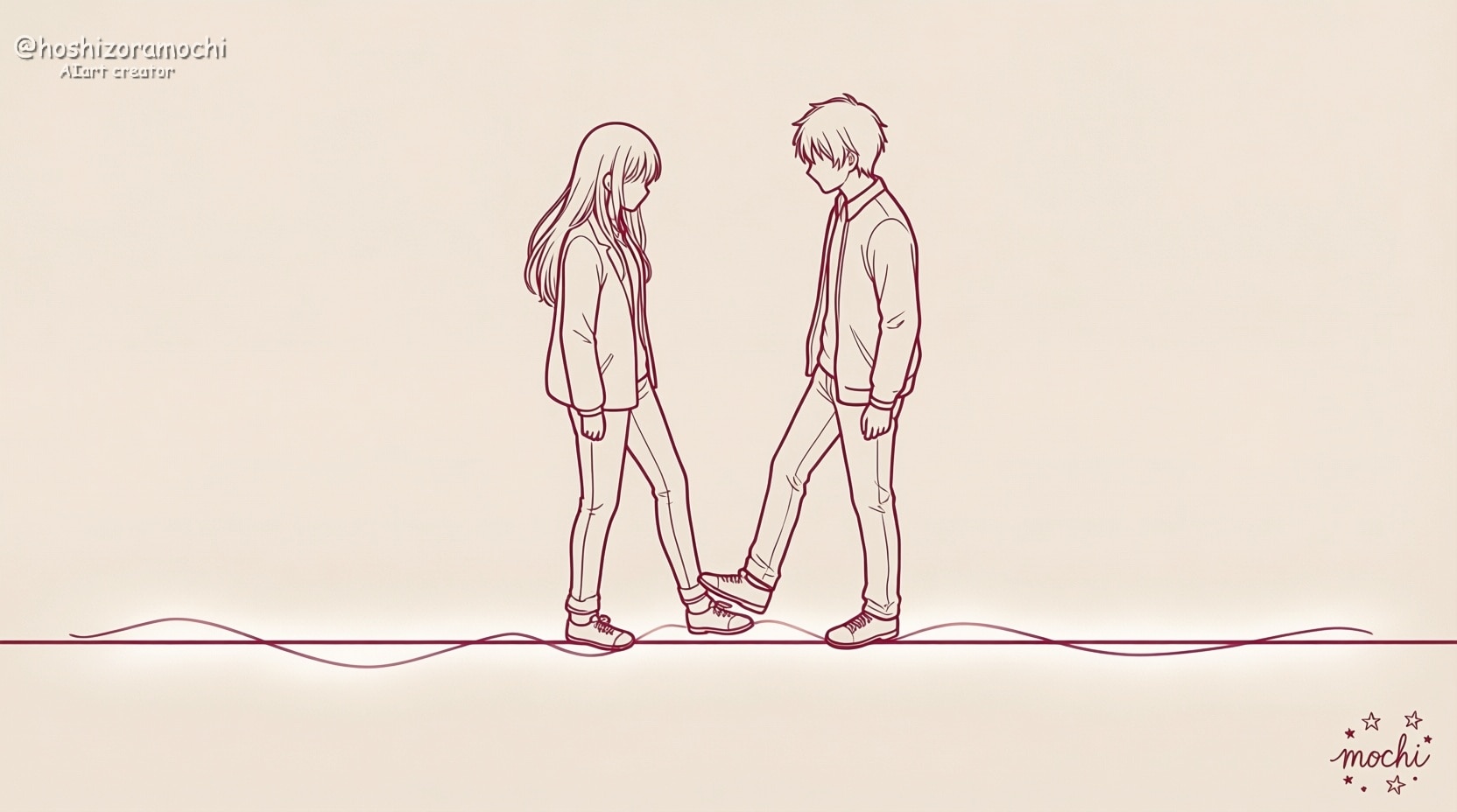 見えない境界線を、ずっと守れなかった💭 | の人気AIイラスト・グラビア