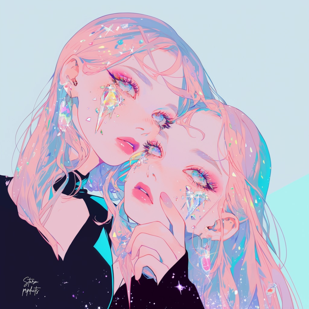 フリーアイコン/ペアアイコン/お揃いアイコン/双子アイコン