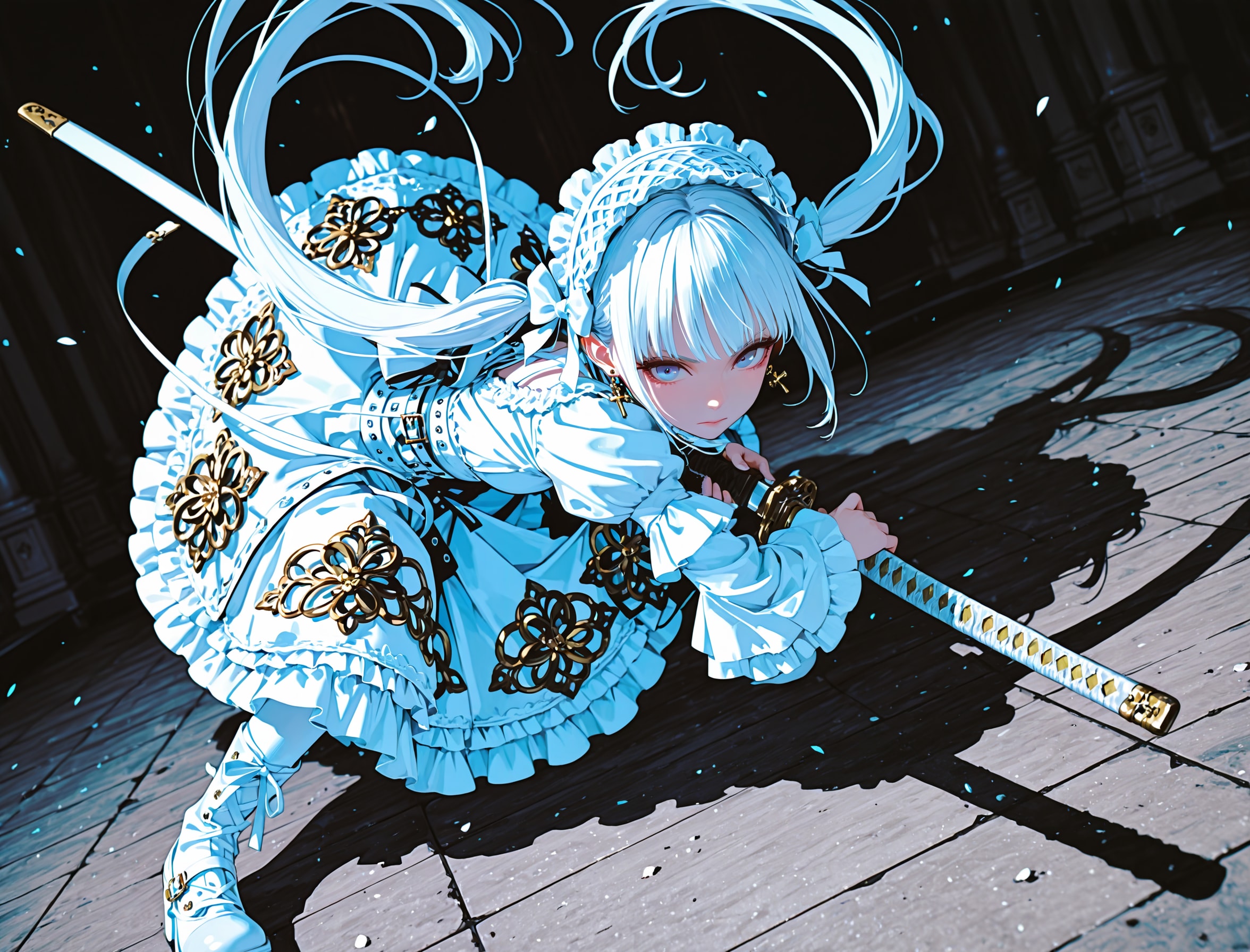 白ゴスさんの居合 | の人気AIイラスト・グラビア