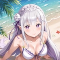 エミリアの水着② 2枚目