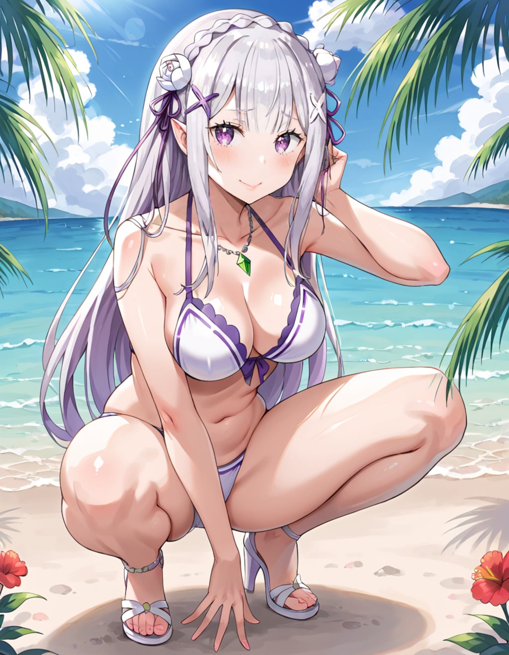 エミリアの水着②
