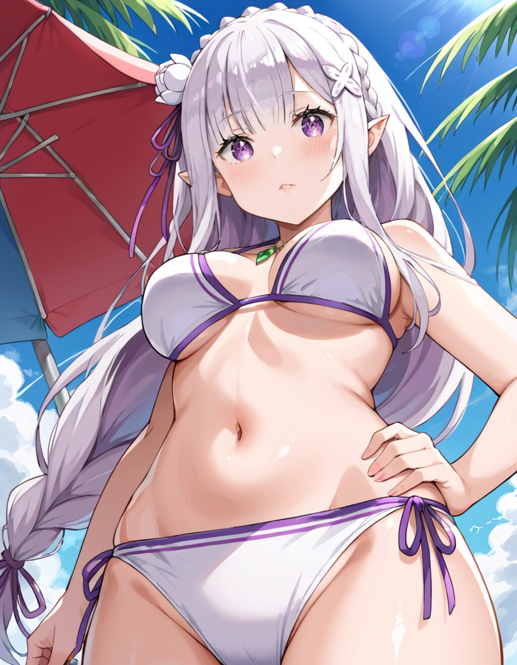 エミリアの水着②