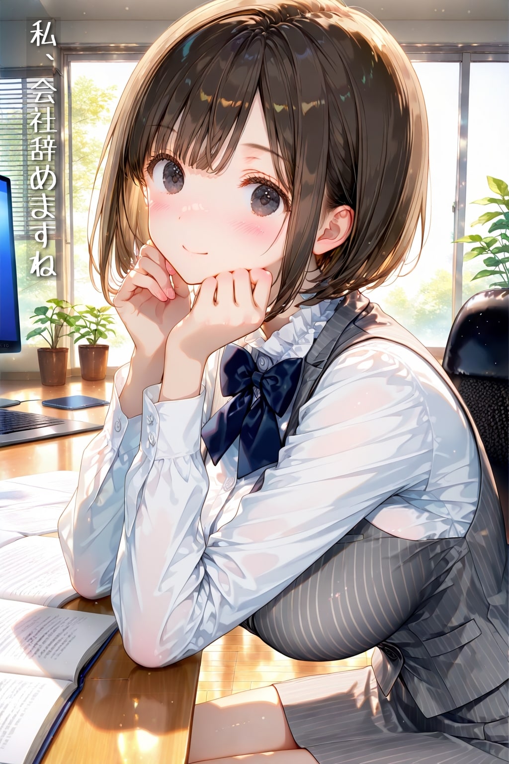 私、会社辞めますね|PART① | の人気AIイラスト・グラビア