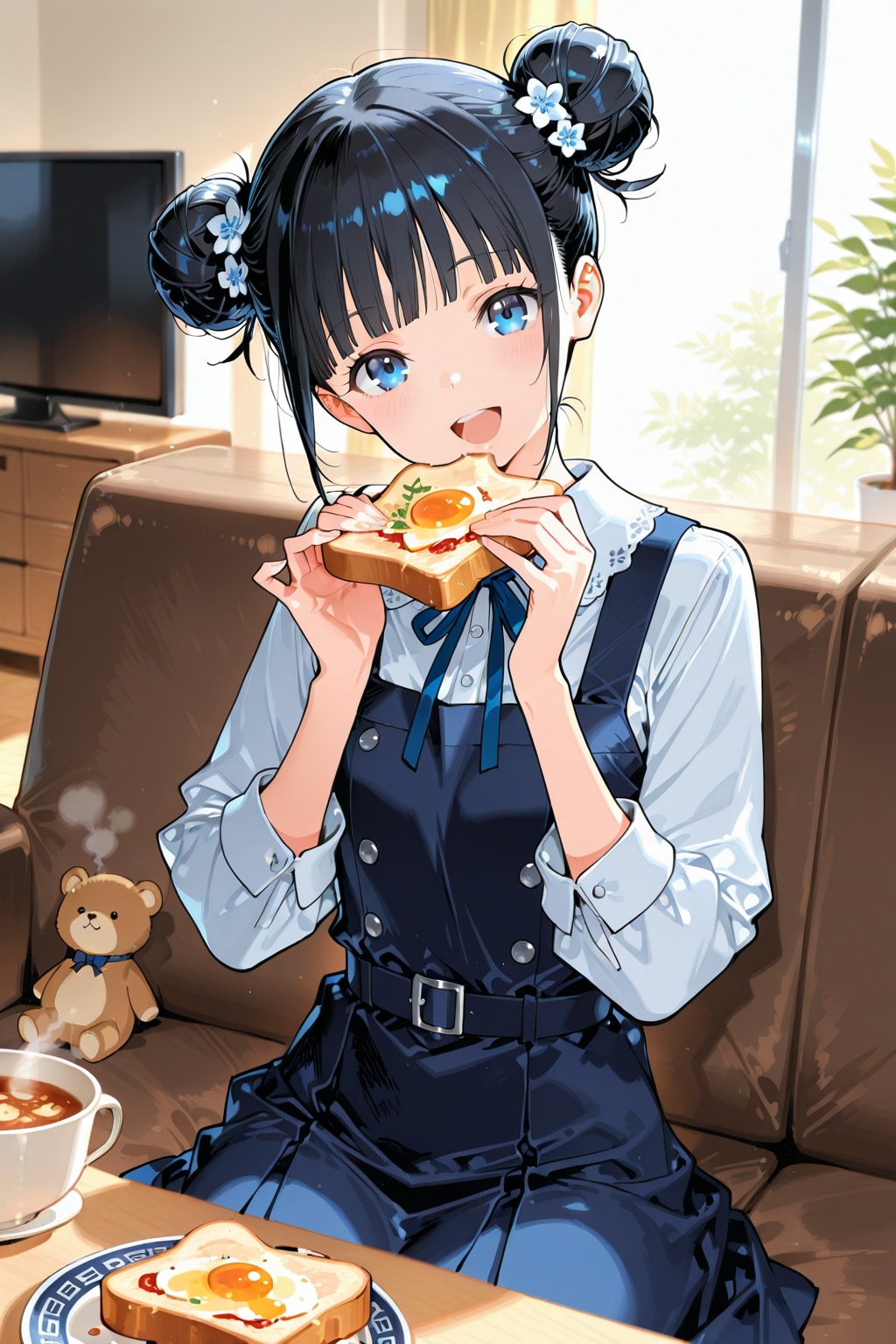 おだんごちゃん🍡✨と朝ごはん🍚✨　1/14