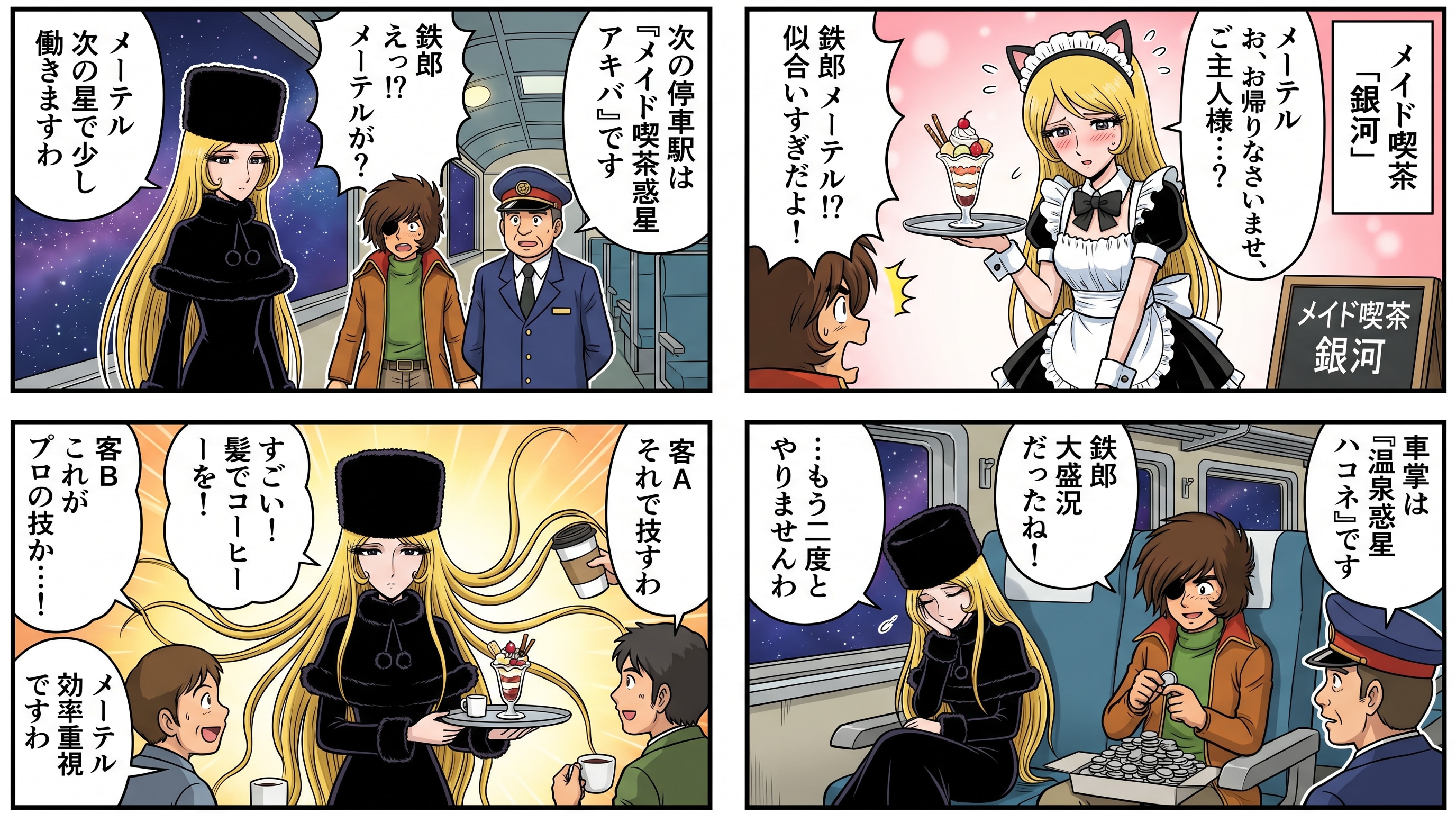 メーテルがメイドに。 | の人気AIイラスト・グラビア