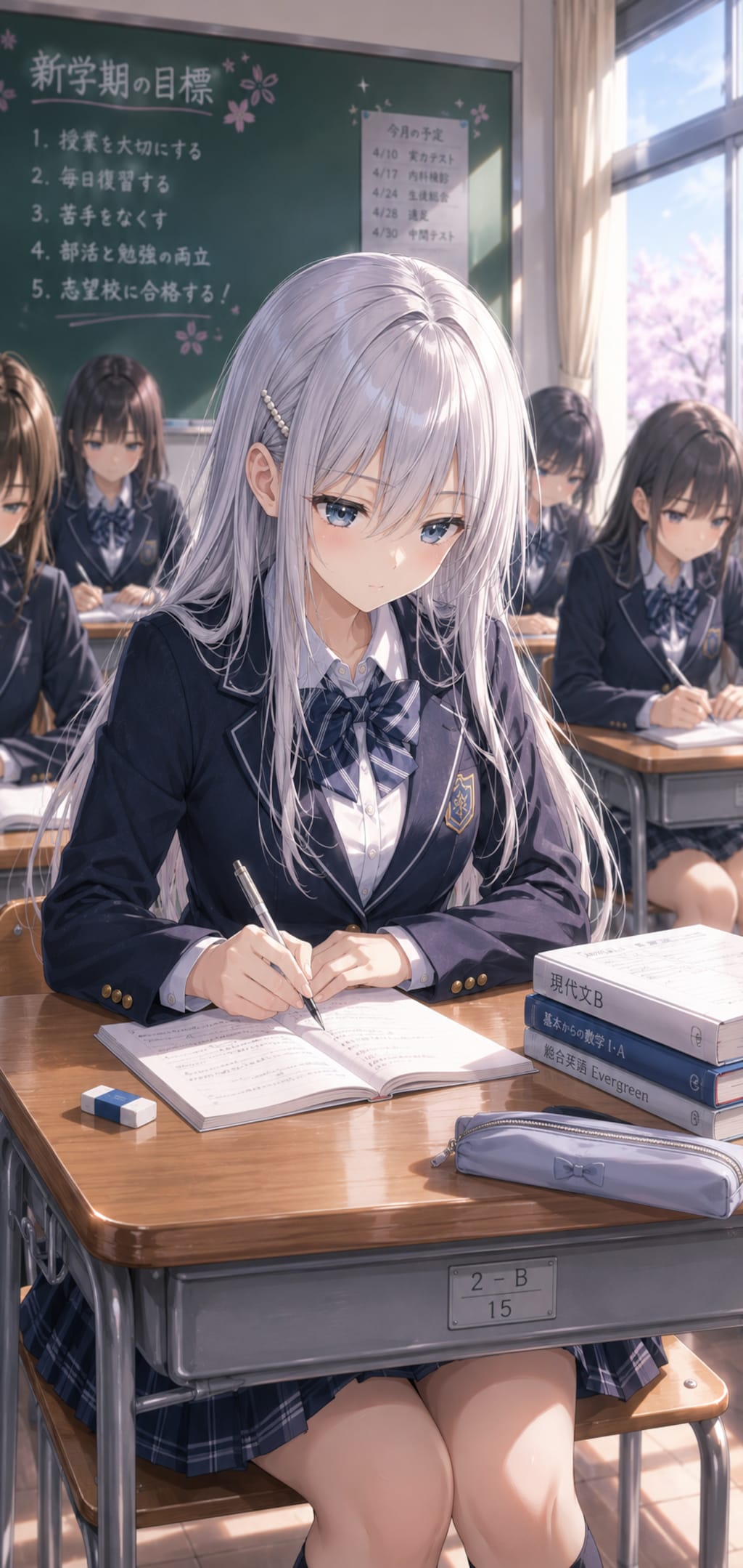 学校では優等生の銀子