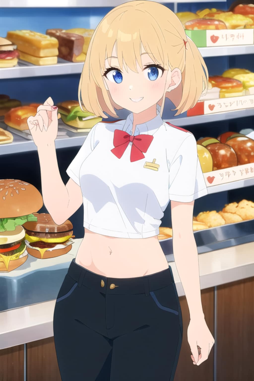 へそ出しバーガーショップ
