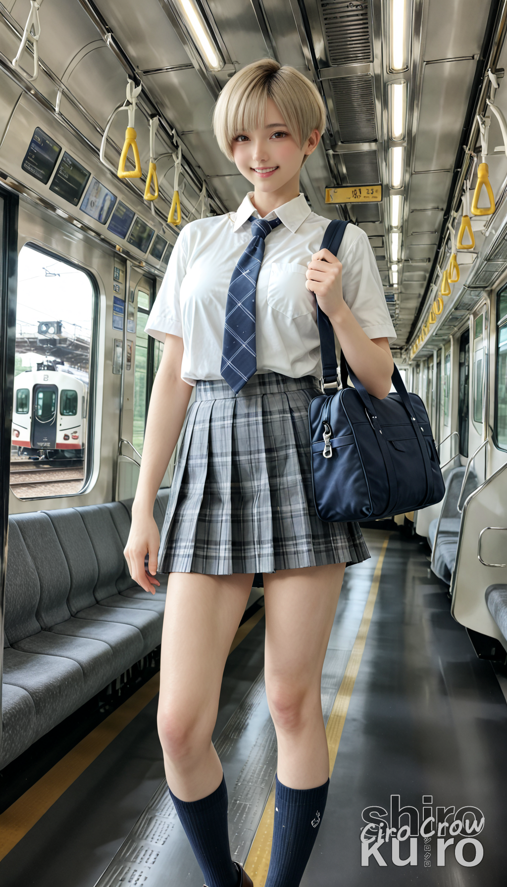 揺れるスカート